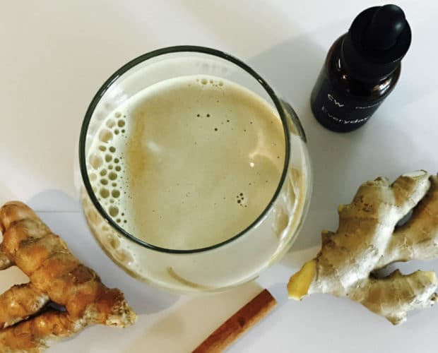 Raw Golden Milk Hemp Oil Latte Recipe hemp recipe raw golden milk 1 | Savage Cabbage