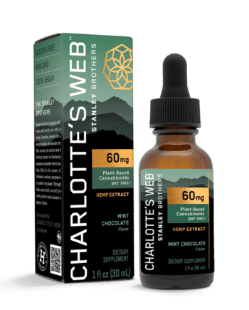 Charlotte&#039;s Web CBD Oil 60mg Mint Chocolate 30ml